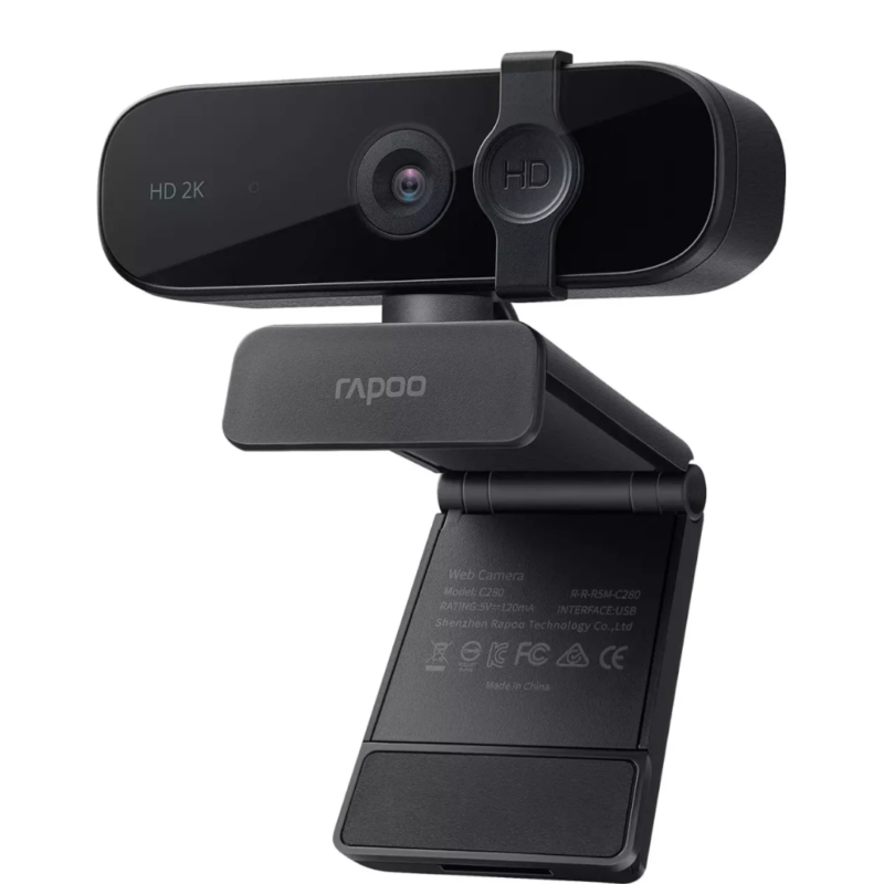 Rapoo C280 Webcam 1440P 2K – Built-in Microphone