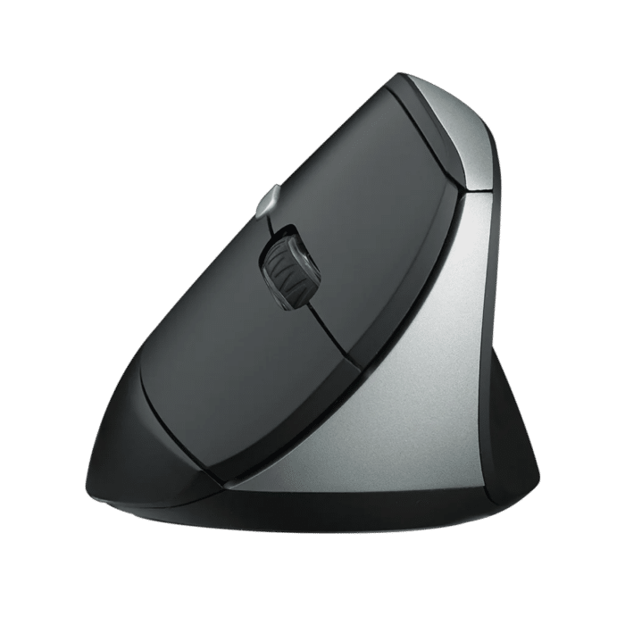 Rapoo EV250 Silent Vertical Ergonomic Mouse, 2.4G Wireless Optical Mouse - Side View