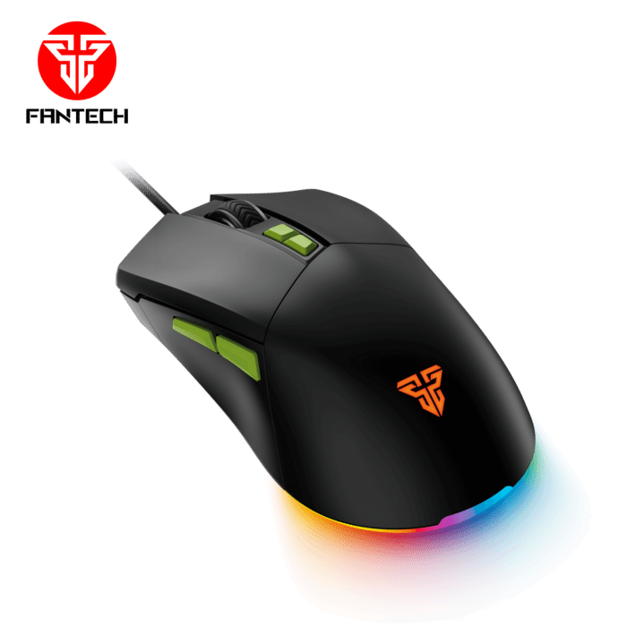 FANTECH PHANTOM II VX6 GAMING MOUSE - BLACK - Side View