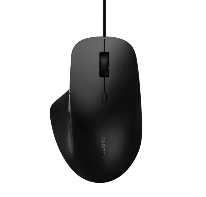 RAPOO N500 Wired Optical Mouse -Black