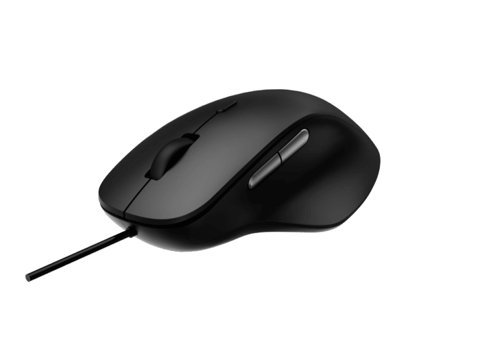RAPOO N500 Wired Optical Mouse -Black - Detail View