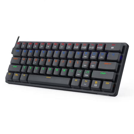 Redragon K615P-KBS Elise Pro RGB Mechanical Keyboard Wireless Bluetooth Tri-Mode Ultra-Thin Low Profile Blue Switch - عربي/eng - In Use