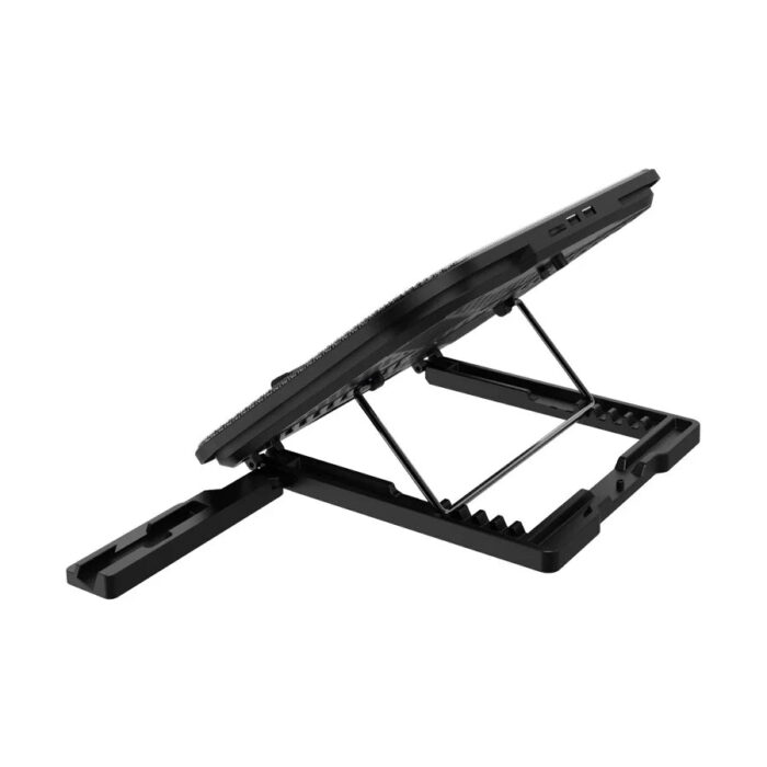 Rapoo CF100 Black 14 Inch Laptop Cooler with Phone Holder - Back View