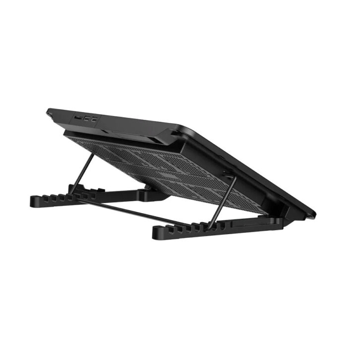 Rapoo CF300 Black 17 Inch Laptop Cooler with Phone Holder - Back View