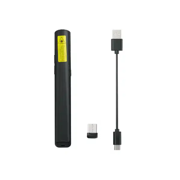 Rapoo XR100 Wireless Presenter - Black - Back View