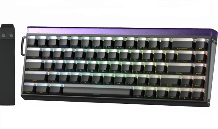 AULA Hero 68 He 68% Wired Gaming Keyboard, Adjustable Drive Magnetic Hall Effect Switch, Quick Shooting Mode, Polling Rate 8K Hz, Latency 0.125Ms, Pbt Keys Printed On The Side Black Lighthouse