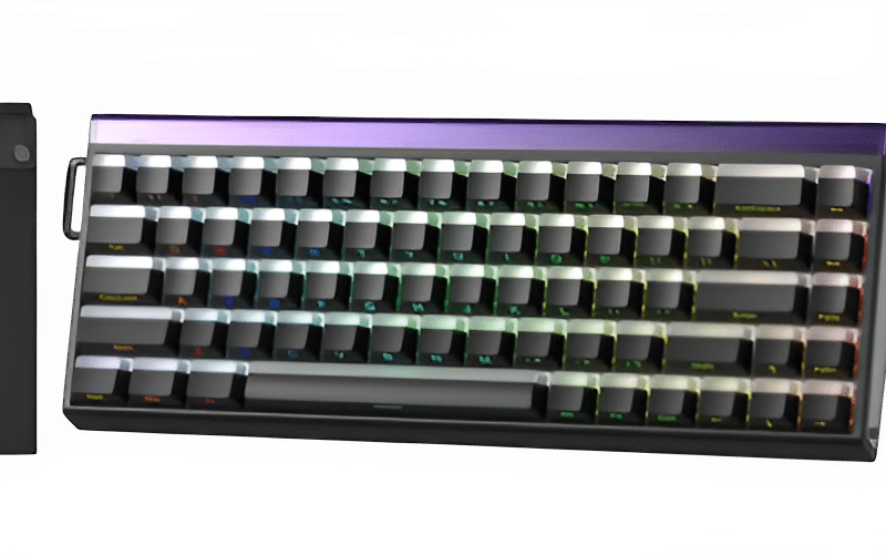 AULA Hero 68 He 68% Wired Gaming Keyboard, Adjustable Drive Magnetic Hall Effect Switch, Quick Shooting Mode, Polling Rate 8K Hz, Latency 0.125Ms, Pbt Keys Printed On The Side Black Lighthouse