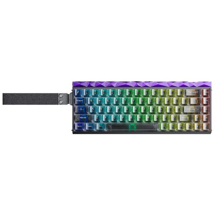 AULA Hero 68 He 68% Wired Gaming Keyboard, Adjustable Drive Magnetic Hall Effect Switch, Quick Shooting Mode, Polling Rate 8K Hz, Latency 0.125Ms, Pbt Keys Printed On The Side Black Lighthouse