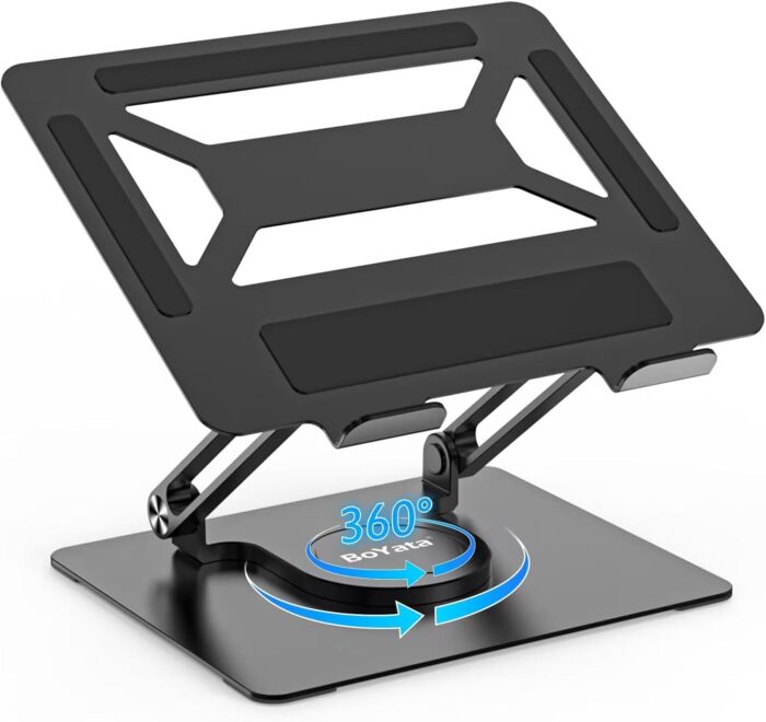 Aluminum Alloy Foldable Adjustable Laptop Stand Holder for Notebook and Laptop