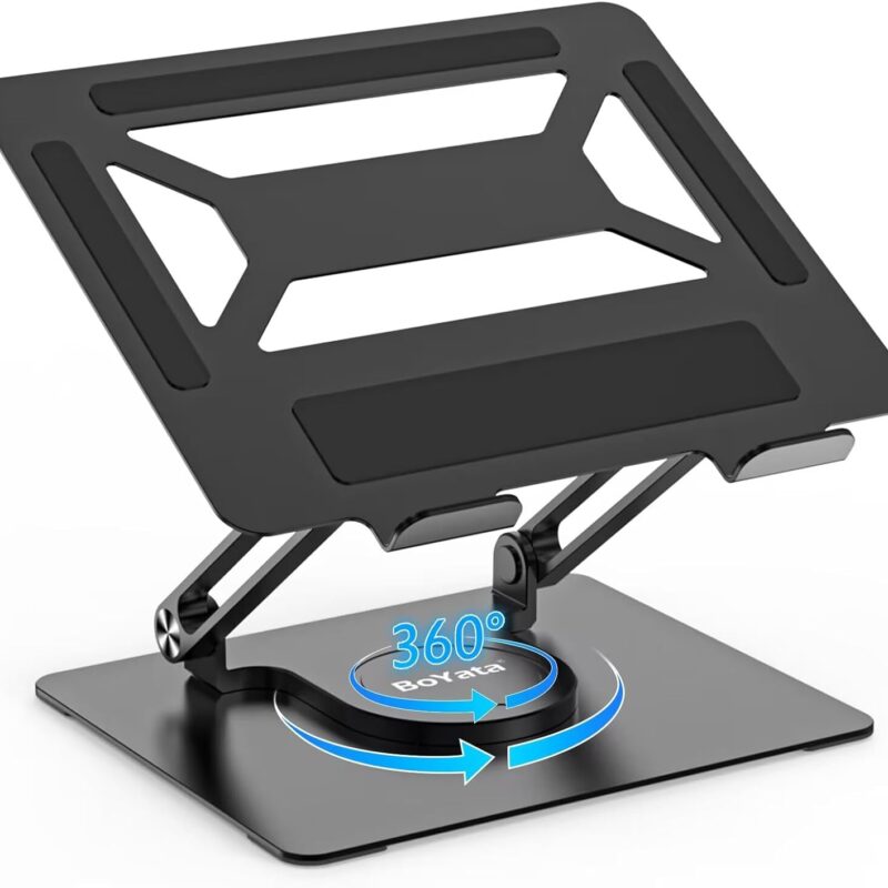 Aluminum Alloy Foldable Adjustable Laptop Stand Holder for Notebook and Laptop