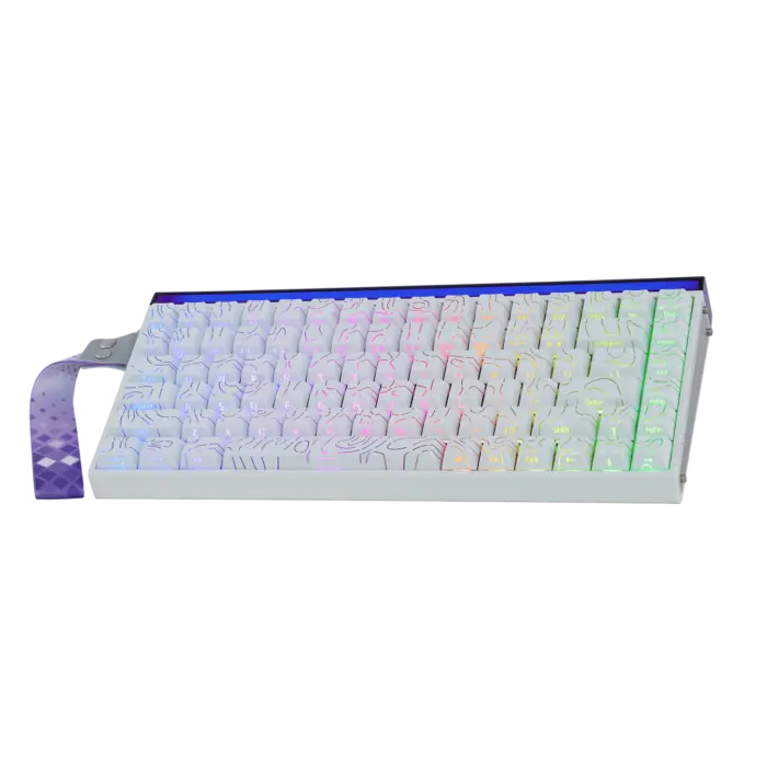 AULA Hero84 HE Wired Magnetic Gaming Keyboard (white countour)
