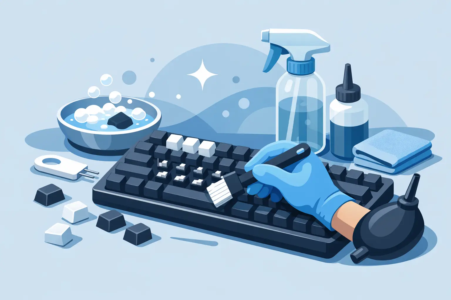 How to Clean Mechanical Keyboard Right