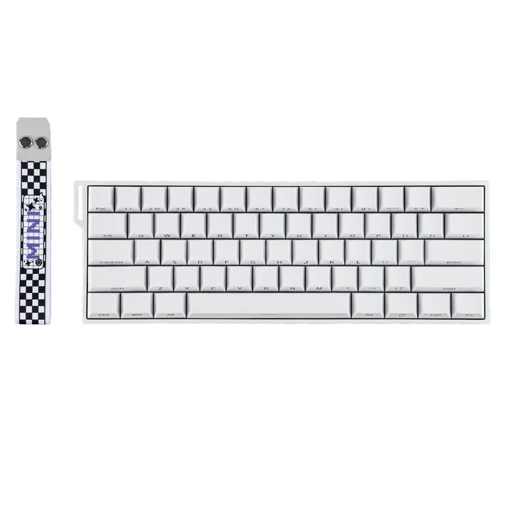 AULA MINI60 HE pro Wireless Hall Effect Gaming Keyboard | Adjustable Actuation (white contour)