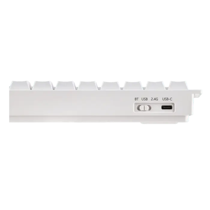 AULA MINI60 HE pro Wireless Hall Effect Gaming Keyboard | Adjustable Actuation (white contour)