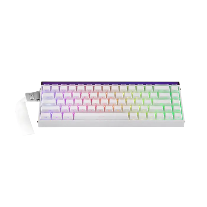 AULA Hero68 HE Wired Magnetic Gaming Keyboard - WHITE TRANSPARENT