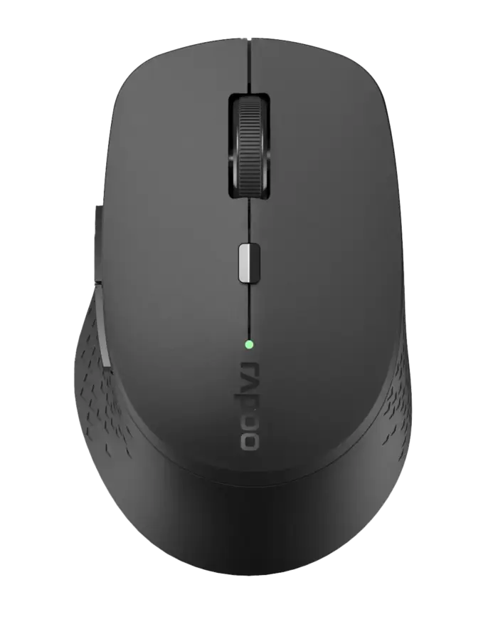 Rapoo M300 Silent Black Wireless Mouse – Bluetooth 5.0, 2.4GHz, 1600 DPI