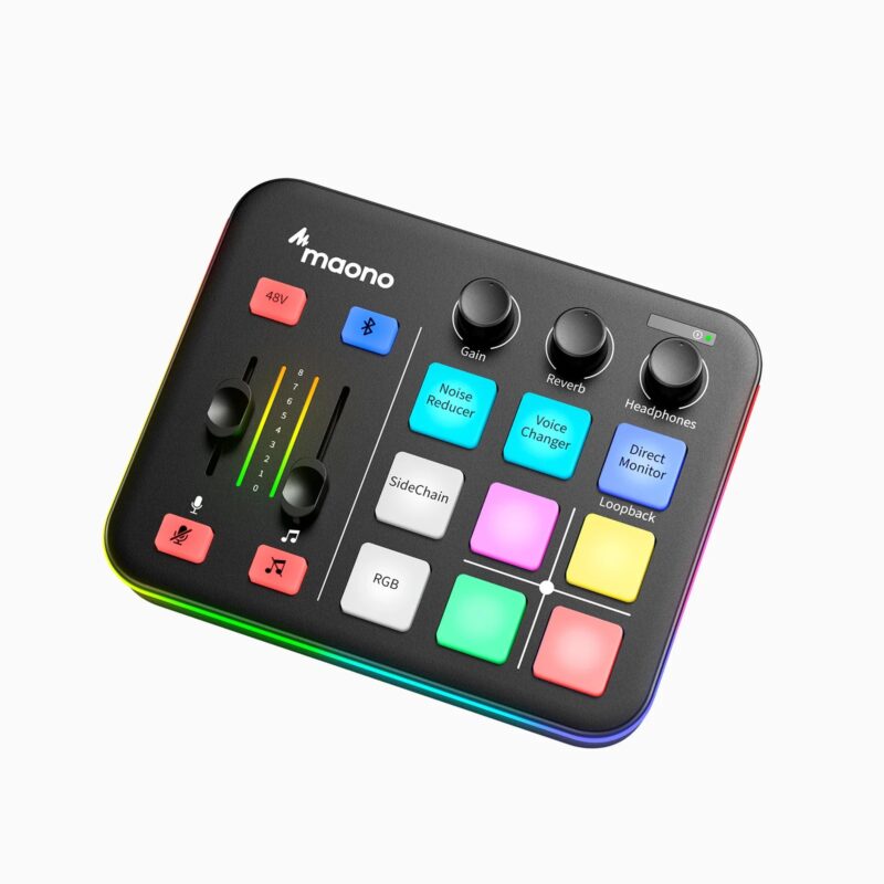 Maonocaster G1 NEO Audio Mixer and Interface Black