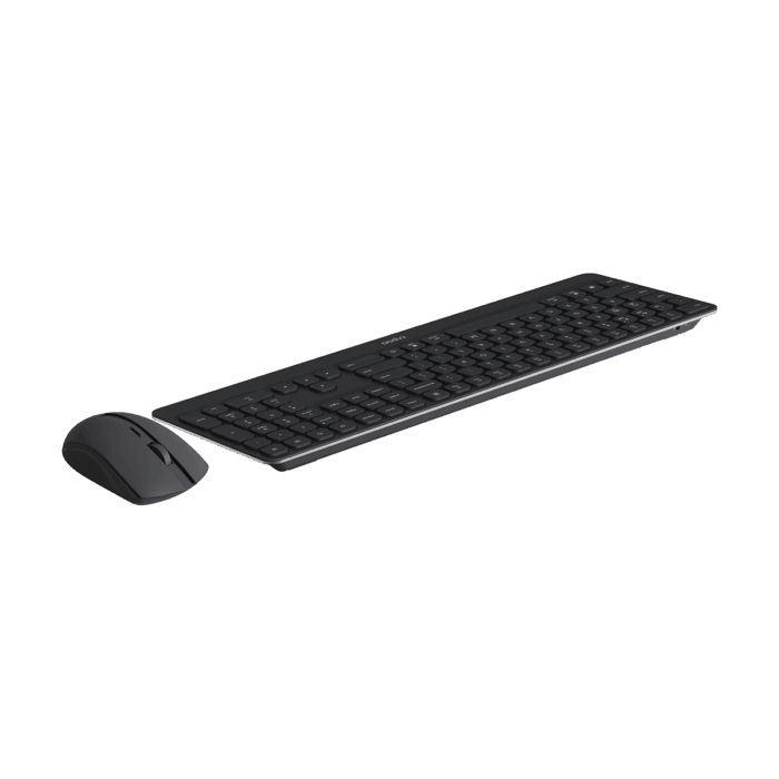 Rapoo 9510M keyboard and mouse angled product view