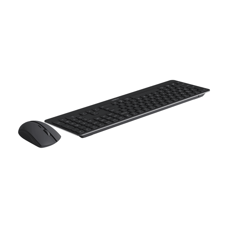 Rapoo 9510M keyboard and mouse angled product view
