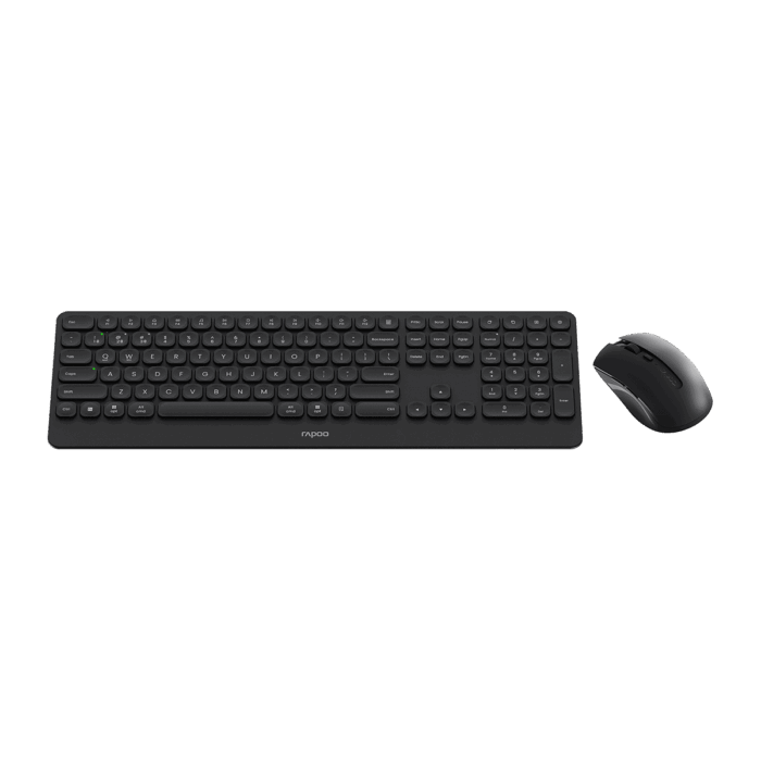 Rapoo 9510M full-size wireless combo front view