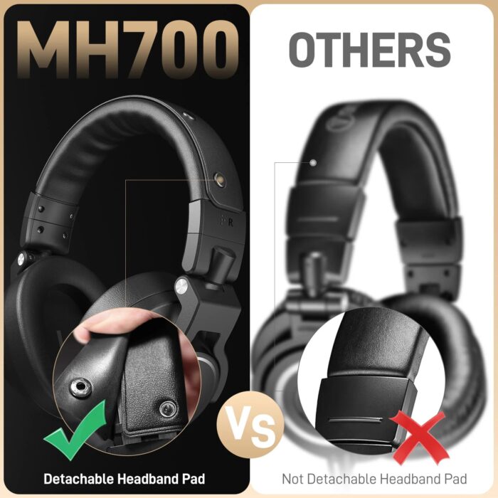 MAONO MH700 detachable padded headband comparison
