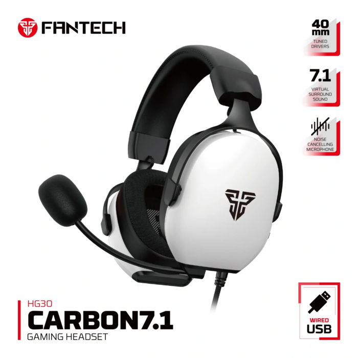 Fantech HG30 White gaming headset – alternate product view