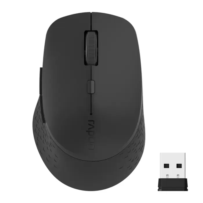 Rapoo M300 Silent Black mouse with USB receiver
