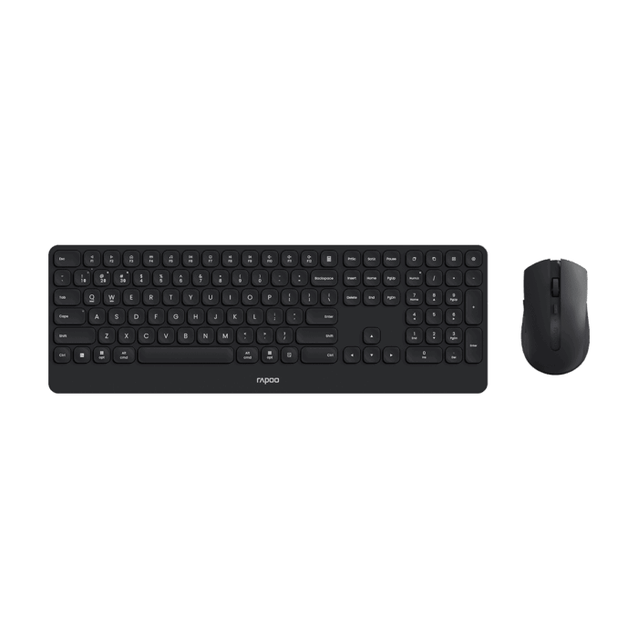 Rapoo 9510M multi-mode wireless keyboard and mouse black