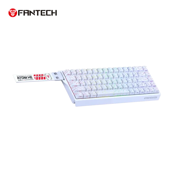FANTECH ATOM HE68 PRO MK922 Wireless Magnetic Gaming Keyboard – Top Edition, 8000Hz, 68 Keys