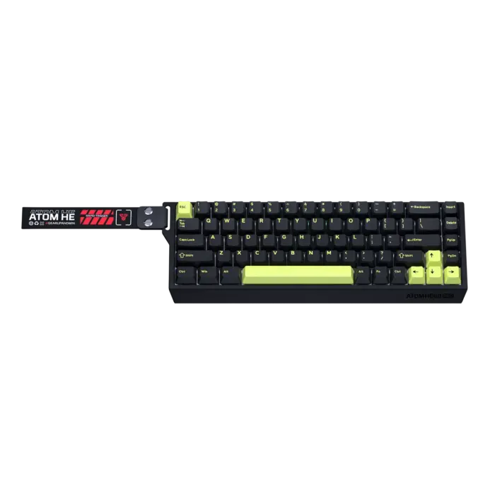 FANTECH ATOM HE68 MK811 Wired Magnetic Gaming Keyboard – Emerald Switch, 8000Hz, 68 Keys (black-green)